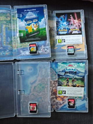 Pack 4 Juegos Pokémon Nintendo Switch