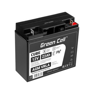 Batteria Green Cell piombo 12 V 22 Ah AGM