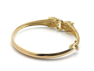 pulsera oro 18k con piedra con circonita