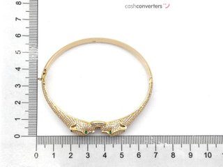 pulsera oro 18k con piedra con circonita