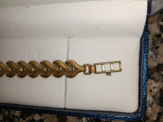 Reloj de señora antiguo chapado en oro años 1975