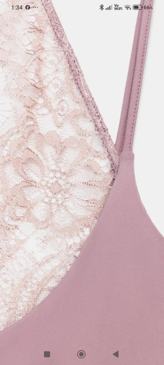 Body Zara encaje rosa talla M