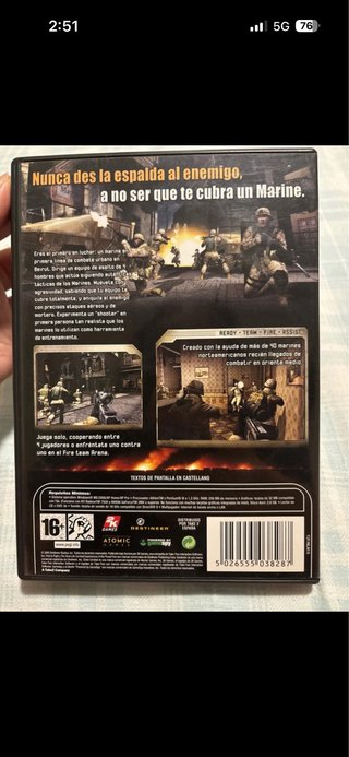 Juego PC First to Fight CD-ROM