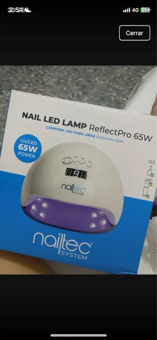 Lámpara LED Uñas Nailtec ReflectPro 65W
