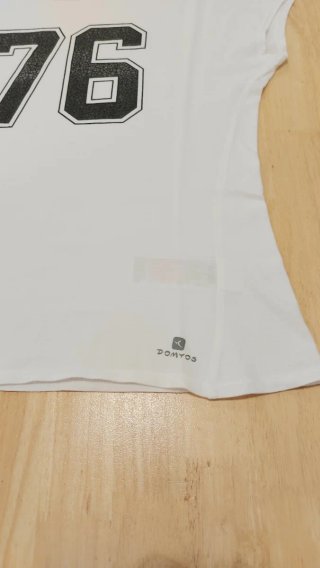 Camiseta Blanca Decathlon Número 76