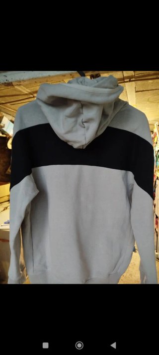 Sudadera Nike Air Beige y Negra Vintage