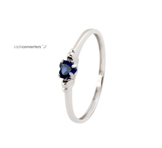 anillo oro 18k con piedra con circonita