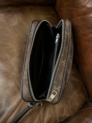 Louis Vuitton Pochette Kasai Monogram Macassar
