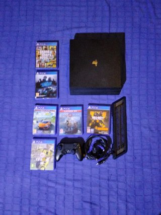 PS4 PRO 1TB 1 Mando / opc de 6 Juegos x40e +
