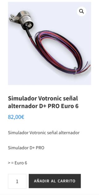 Simulador Votronic D+ PRO Euro 6