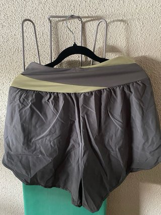 Pantalón Corto Fitness Rosa y verde