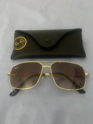 Gafas de Sol Ray-Ban Doradas Marrones