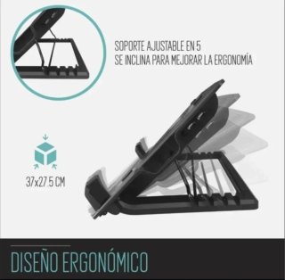 Ventilador base de refrigeración portátil nueva