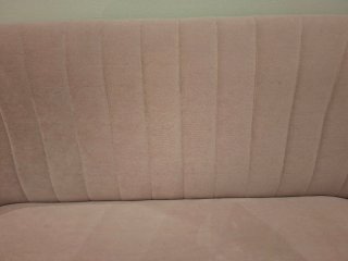 Sofá Rosa 2 Plazas Terciopelo