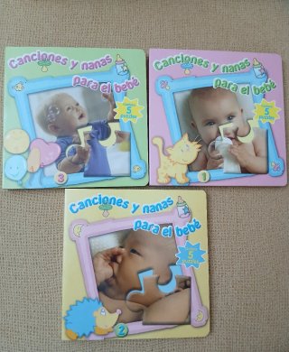 Libros Puzzles Canciones y Nanas para Bebé