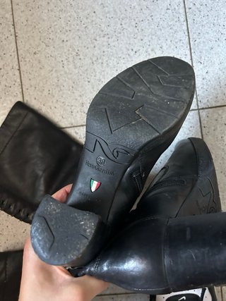 Stuvali Stivali neri con lacci