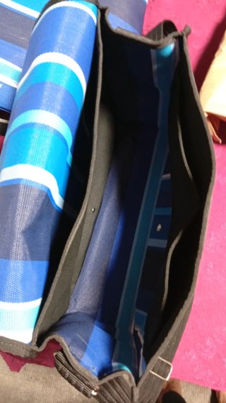 Borsa mare Brandina XXL righe blu