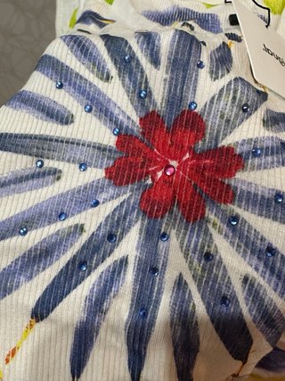 Camiseta Desigual Estampado Floral