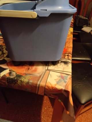Cubo de fregona con ruedas