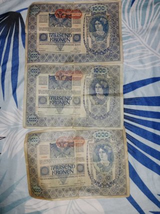 Lote 17 Billetes Antiguos Principio siglo XX .