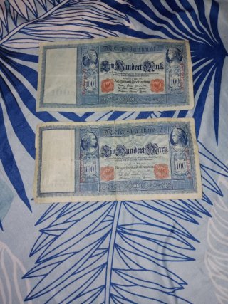 Lote 17 Billetes Antiguos Principio siglo XX .