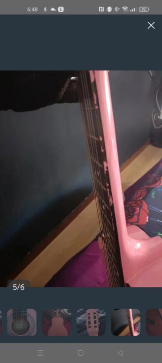 Guitarra Acústica Rosa