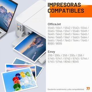 WOWTONER 62XL Nero TriColor XL HP OfficeJet 200
