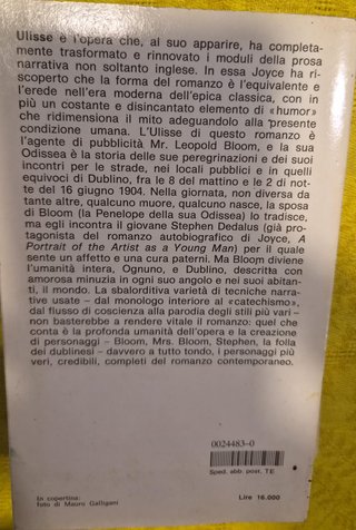 Ulisse - James Joyce  Oscar Mondadori traduzione D