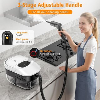 LIROPAU Vaporetta Mano 1,6L 3Niveles 105C 9Acc