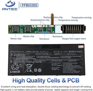 ANTIEE FPB0338S Batería 50Wh 15.4V Fujitsu T937