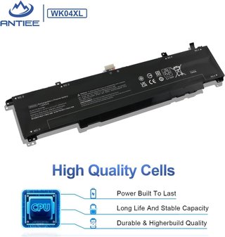 ANTIEE WK04XL Batería 70Wh 15.4V HP Omen 16