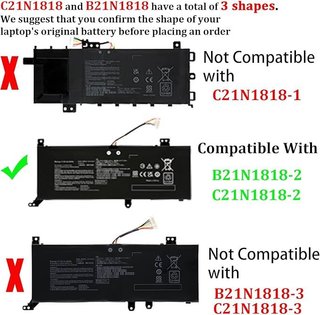 BLESYS C21N1818-2 Bateria para ASUS Vivobook 14 15