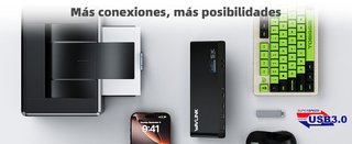 WAVLINK WL-UG69PD6 Estación acoplamiento HDMI DP