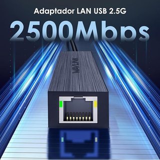WAVLINK Adaptador USB-A-C a Ethernet 2.5G USB LAN