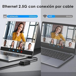 WAVLINK Adaptador USB-A-C a Ethernet 2.5G USB LAN