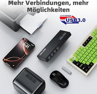 WAVLINK WL-UG69DK1 Estación Acoplamiento HDMI DP