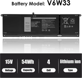 BLESYS Batería 54Wh V6W33 DELL Latitude 3420