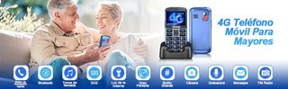 Tosaju Uleway 4G Teléfono Móvil para Mayores