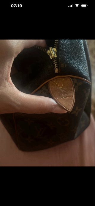 Borsa Louis Vuitton marrone e oro