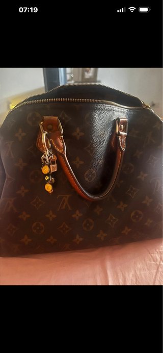 Borsa Louis Vuitton marrone e oro