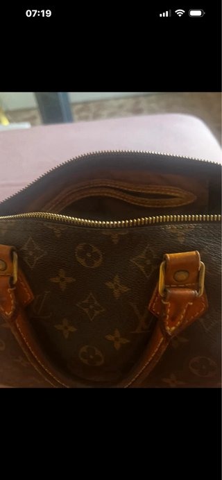 Borsa Louis Vuitton marrone e oro