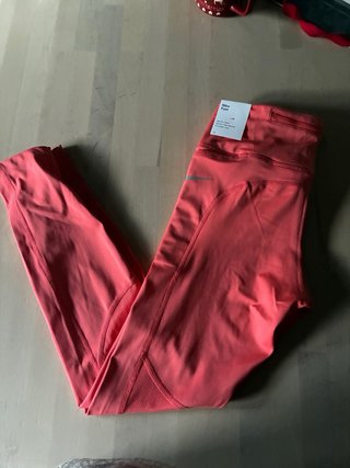 Mallas Nike Fast Naranja/Rosa Talla M