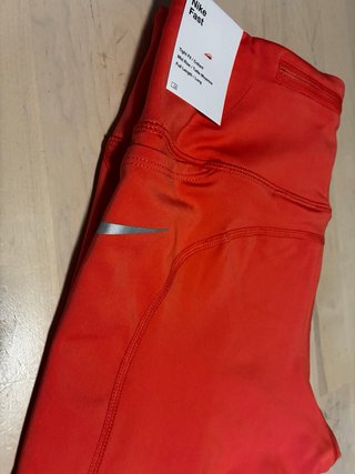 Mallas Nike Fast Naranja/Rosa Talla M