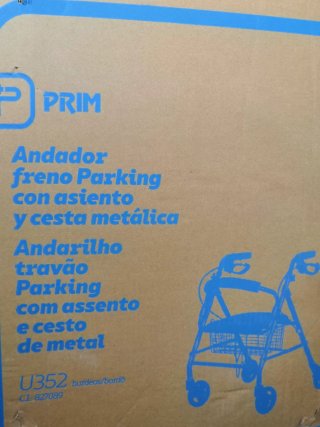 Andador rollator aluminio Prim U352 nuevo