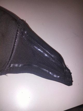 Sujetador negro sin tirantes