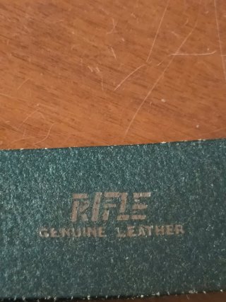 Cintura Vera Pelle Rifle Vintage