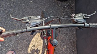 Bicicleta Montaña 24 pulgadas, naranja