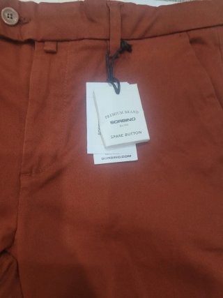 Pantalón mujer color teja Talla 48