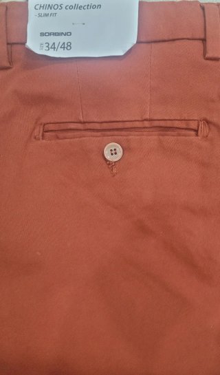 Pantalón mujer color teja Talla 48