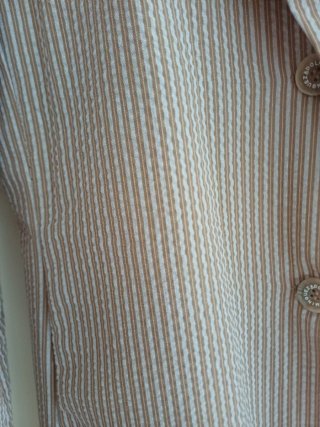 Americana mujer ADOLFO DOMINGUEZ rayas beige